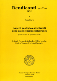 Rendiconti Online della Società Geologica Italiana - Vol. 1/2008