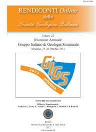 Rendiconti Online della Società Geologica Italiana - Vol. October 2012