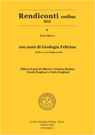 Rendiconti Online della Società Geologica Italiana - Vol. October 2008