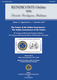 Rendiconti Online della Società Geologica Italiana - Vol. 31/2014