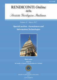 Rendiconti Online della Società Geologica Italiana - Vol. 42/2017